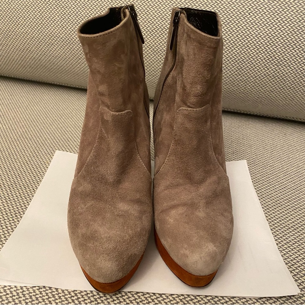 Bruno Ricci for Diane B. Ankle Suede Boots